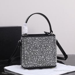 Moda de luxo designer mulher bolsa tote bolsa feminina bolsa ombro cristais strass diamantes