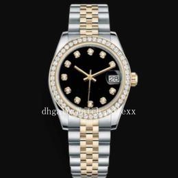 13 Star Supe selling luxury 26mm 31mm Wristwatches Stainless Steel Ladies DAT Diamond Bezel White Pearl Mother with Diamonds Class329K