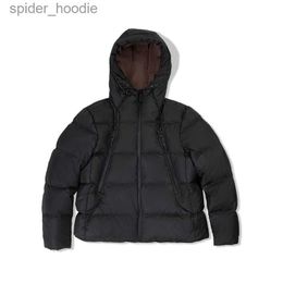 Men's Down Parkas Maden Light 80% Duck Down Jacket Mens Hooded Winter Coat Short Warm Windproof Outdoor Wear Casual Puffer Jacket Winter New L2309