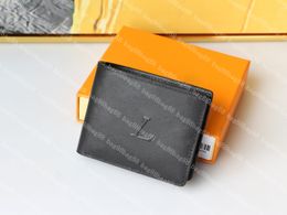 Designer wallet M80520 mens wallet men Money Clip embossed pattern Leather impression pattern Size: 11 x 8.5 x 2 cm