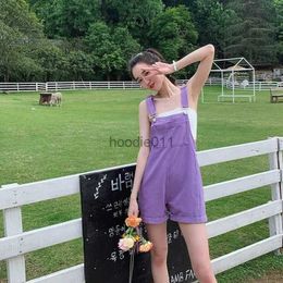 Women's Jumpsuits Rompers Fashion Purple Orange Romper Playsuit Overalls Shorts for Women Girl Sexy Suspender Jumpsuit Party Beach Vacation Y2k Clothes L230926