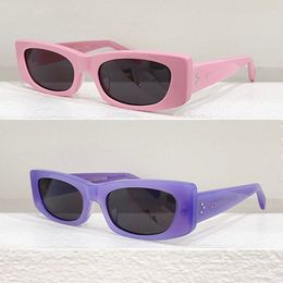 Women small frame sunglasses Fashion designer acetate square Luxury Manufacturing in Italy Women Outdoor Personality Small Sexy Women 40258