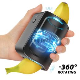 Masturbators Automatic Rotation Male Masturbator Cup Double Channel Soft Silicone Masturbation Machine Real Vagina Adult Sex Toys For Men 18+ x0926 x0927