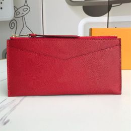 Luxurys Designers ZIPPY Wallet for Pouch Leather Canvas 8 Credit Cards Slots Long Zipper Woman Wallets Fashion Card Holder Purse W277b