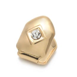 Grillz Dental Grills New Custom Fit Gold Rosegold Sier Gun Plated Hiphop Single Tooth Cap Top Bottom Grill Teeth Caps Drop Delivery Je Dhhiz