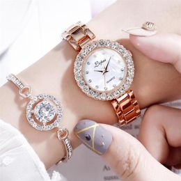 Luxury Bracelet Watches Set For Women Fashion Geometric Bangle Quartz Clock Ladies Wrist Watch Zegarek Damski341x