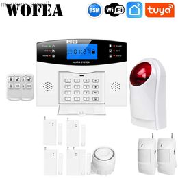 Alarm systems WiFi GSM Alarm System Tuya Smart Home LCD Screen APP Control Keyboard House Burglar Security Alarm Support Voice 11 language YQ230926