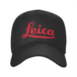 Berets Leica Camera Logo Symbol Black Casquette Polyester Cap Retro Cute Wind For Adult Suitable Daily Nice Gift