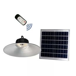 300W LED Solar High Bay Lights Outdoor Indoor 2 Colour lighting warm white mosquito repellent light with remote