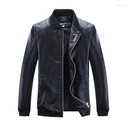 Men's Fur Brand Motorcycle Leather Jackets Men Autumn And Winter Clothing Male Business