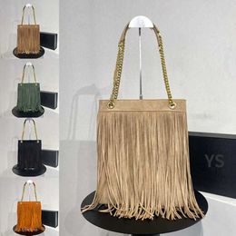 Totes Y Grace Tote Bag Women Tassel Hobo Bag Ring Buckle Designer Bags Winter Ladies Handbag Chain Shoulder Strap Classic Crossbody Purse 221017