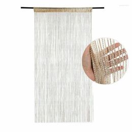 Curtain 95 200CM Door Windows Hanging Beaded Decors String Summer Insect Screen Tassel Panel Curtains Home Decor