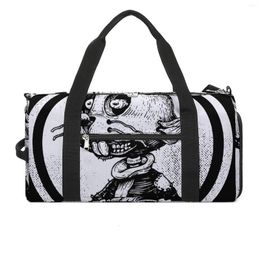 Outdoor Bags Gym Bag NU POGODI! Sports With Shoes Zombie Skeleton Couple Custom Handbag Retro Swimming Fitness