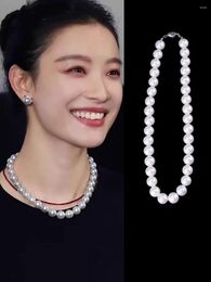 Choker Classic Elegant 8MM White Pearl Chokers For Women Men's Wedding Necklaces Premium Vintage Beads Handmade Jewellery Party Gifts