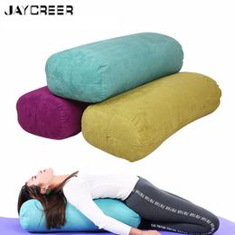 Yoga Blocks JayCreer Yoga Bolster Rectangular - Washable Cover Organic Cotton - Yoga Bolster Cushion -Yoga Pillow 67X27X17CM 230925