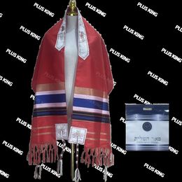 Scarves Exquisite Gift Packaging Women Prayer Shawl Israel Tallis Israeli Praying Scarfs Wraps Talis Je Red 230925