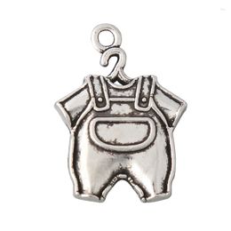 Charms Fashion Alloy Baby Clothes Jewelry DIY For Mother's Day 20 27mm 20pcs AAC109