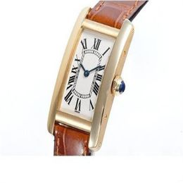 New fashion watch for woman classic dress wristwatch quartz movement female watches stainless steel watchcase 19mm leather strap c253q