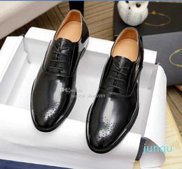 quality Casual Shoes Dress shoes business casual triangle black thick soled luxury booties men's chocolate whole sports .