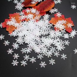 Christmas Decorations 200pcs 300pcs Lots Snowflakes Confetti Artificial Snow Xmas Tree Ornaments For Home Party Wedding Decor