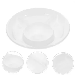 Dinnerware Sets Dim Sum Dishes Reduce Fat Plate Home Breakfast Practical Divided Plastic Display