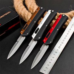 Micro tech Glykon D/E Automatic knife M390 Blade material Zinc Aluminium alloy Hnadle Camping outdoor tool Entertainment Collectibles Gift