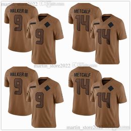 2023 Salute To Service Limited Jerseys 9 Kenneth Walker III 14 DK Metcalf 33 Jamal Adams 16 Tyler Lockett 54 Bobby Wagner 11 Jaxon Smith-Njigba 6 Quandre Diggs Riq Woollen