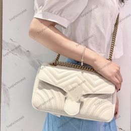 Luxury Designer Bags Handbags Crossbody Bags shoulder bags designers woman Chain Plain Hearts luxury tote classic flap bag Genuine Leather Soft White real leather