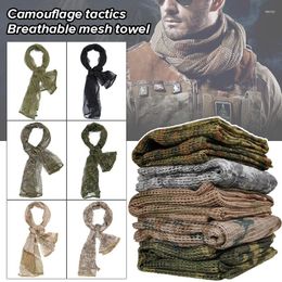 Bandanas Camouflage Tactical Scarf Breathable Gauze Versatile Headscarf Outdoor Cycling Veil For Hiking Riding
