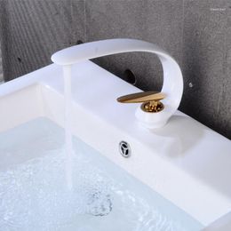 Bathroom Sink Faucets Basin Faucet Single Lever And Cold Hole Water Tap Mixer Taps Gold Black
