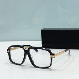 Neue Mode Optische 6032 Acetat Quadratischen Rahmen Avantgarde Form Deutschland Design Stil Transparente Gläser Klare Gläser Brillen