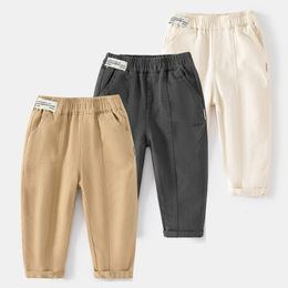 Trousers Autumn Boy Pants For Boys Sweatpants Cotton Long Elastic Waist Casual Joggers 230925
