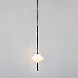 Pendant Lamps Modern Minimalist Nordic Small Chandelier Dining Room Living Design Bar Creative Glass Bedroom Bedside Lamp