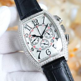 Mens Watch Timing quartz movement Watches 43mm Business Wristwatches Sapphire Men Wrist watch Waterproof Montre de Luxe