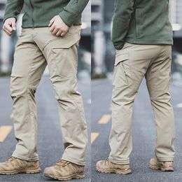 Men's Jeans Tactical Fleece Trousers Men Winter Waterproof Training Pants Outdoor Hiking Mountaineering Assault Cargo 230925