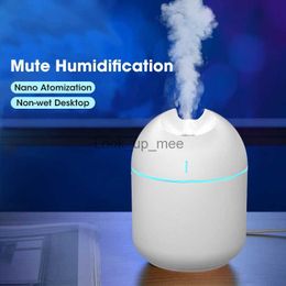 Humidifiers Aromatherapy Humidifier Diffuser Essenti Oil For Home Office Car Products USB Portable Humidifier Air Purifier Diffus Vaporizer YQ230926