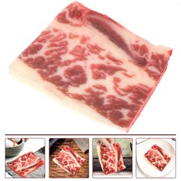 Party Decoration Simulation Beef Model Kids Plaything Pography Fake Food Toys Western Kitchen Decor Cooked Pretend Dining Table