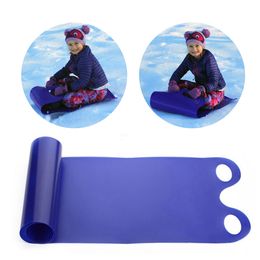 Snowboards Skis Winter Snow Sled Portable Foldable Snowboards Flexible Roll Up Skiing Board For Children Adult Sledge Snow Skiing Accessories 230925