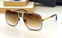 Vintage Oversized Sunglasses Gold Brown Shaded Sunnies Gafas de sol Mens Designer Sunglasses Shades Occhiali da sole UV400 Protection Eyewear Unisex