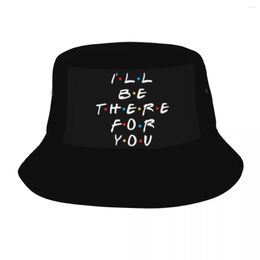 Berets Trendy Friends TV Show Bob Hat Woman UV Protection Hiking I Will Be There For You Fishing Caps Summer Headwear