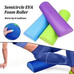 Yoga Blocks Half Round Yoga Block EVA Foam Roller Balance Pad Yoga Pilates Massage Fitness Equipment for Muscle Restoration Physical Therapy 230925