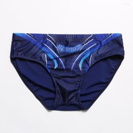 Underpants Men Briefs Swimwear Fashion Printed Bikini Underwear Soft Elasticity Swim Trunks Swimming Boxers Breath Intimate