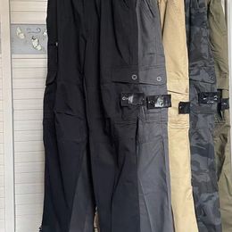 2024New Compass Marca di alta qualità Stones Island Cargo Uomo Stone Pantaloni lunghi Maschile Tuta da jogging Pantaloni tattici Traspirante Designer Casual Flare 50