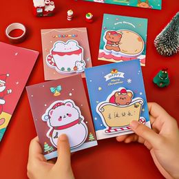 Notes 13pcs Kawaii Christmas Memo Pad Office Bookmark Sticky 30 sheets of 1pcs Cute Stationery School Student Supplies 230926