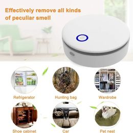 1pc Portable Ozone & Ionic Air Purifier 2 In 1, Rechargeable, Purifying Air And Eliminate Odour Desktop Air Purifier, Table Top Air Humidifier Air Fresheners
