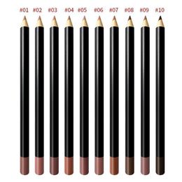 Lipstick High Pigmented Makeup Lipliner Pencil Long Lasting Waterproof Matte Smooth Nude 20 Colors lip liner Pen Cusmetics Custom Label 230925