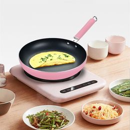 24 26 28 30cm Non-stick Healthy Frying Pan No Oil Smoke Potgas Stove Cookware General Grill Smokeless Kitchen Cooking Pan279U