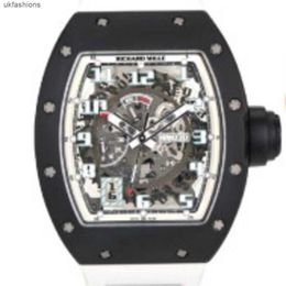 Richardmill Watches Automatic Mechanical Watches Mills Sports WrIstwatches RM030 Japan Limited Edition Black Ceramic Mens Fashion Leisure Business Sports M HB2B