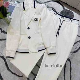 Women's Two Piece Pants designer 2023 Fashion Professional Set Top Designer Brand Clothing Small Suit Casual Wear White Long Sleeve Jacket 3ITR