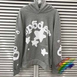 Mens Hoodies Sweatshirts Grey 555555 Beluga Men Women Best Quality Young Thug Web Star Letter Pullover